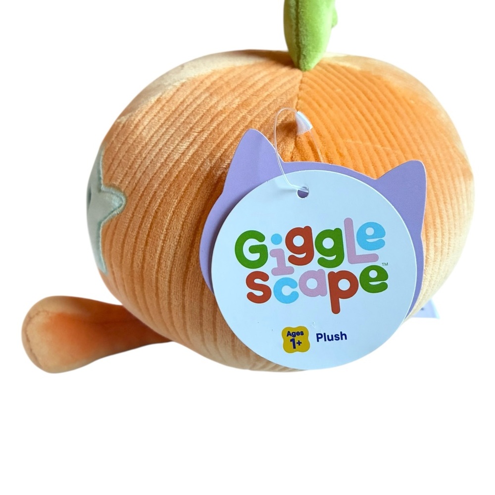 Plush Gigglescape Pumpkin‎ With Star Eye NWT Halloween Exclusive - Picture 2 of 4